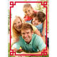 Red Corner Key Border Photo Cards Image 3 of 4